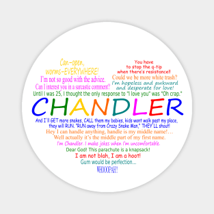 I Heart Chandler Quotes Magnet